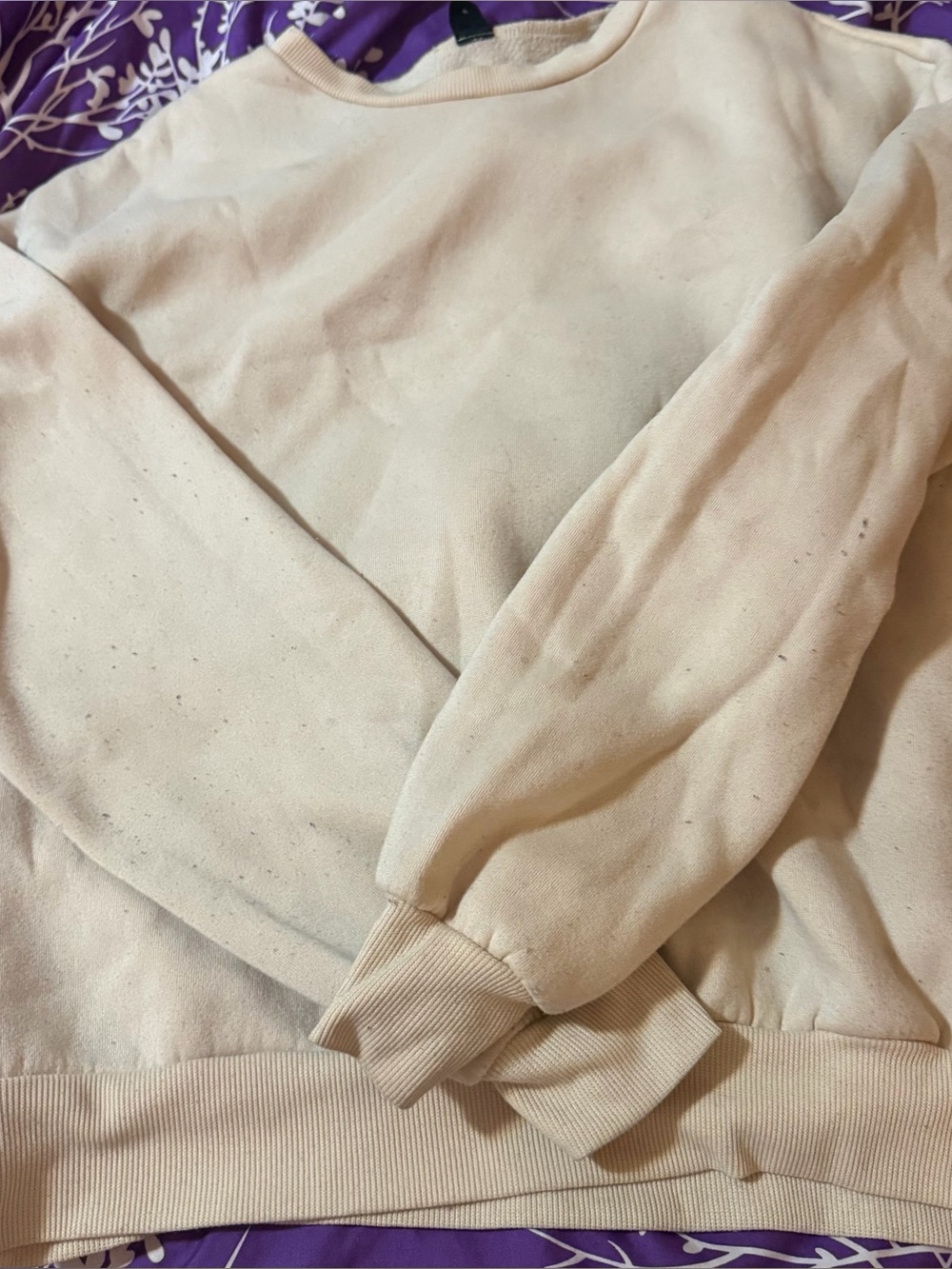 Cream Crewneck Sweatshirt
